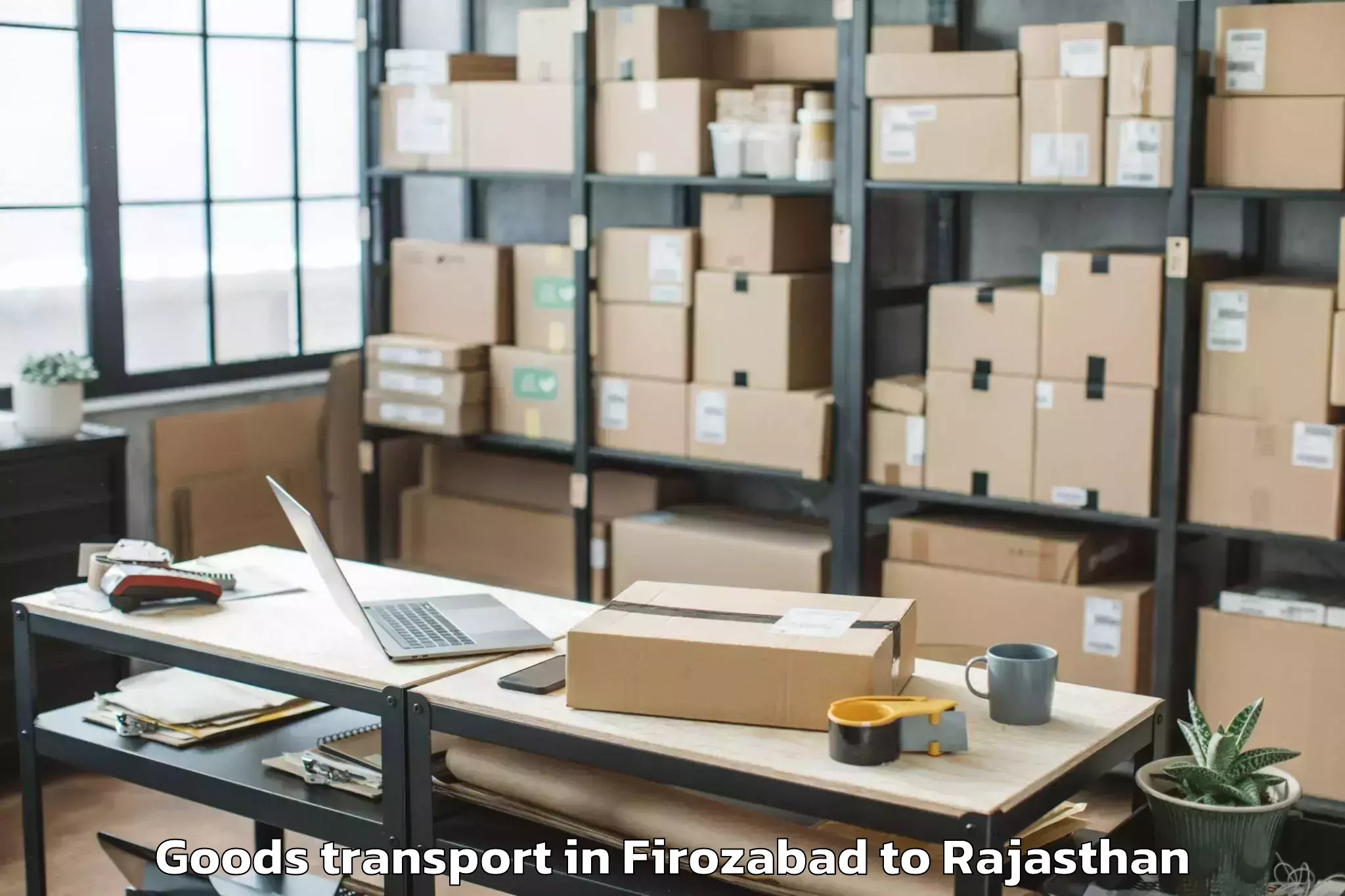 Affordable Firozabad to Mathania Goods Transport